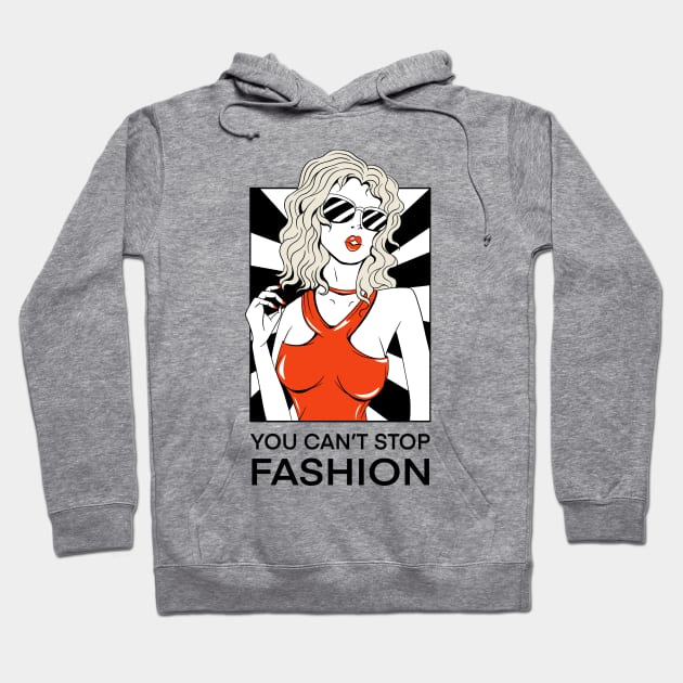 Girl Fashion Vintage Comic Hoodie by Afdhal Project